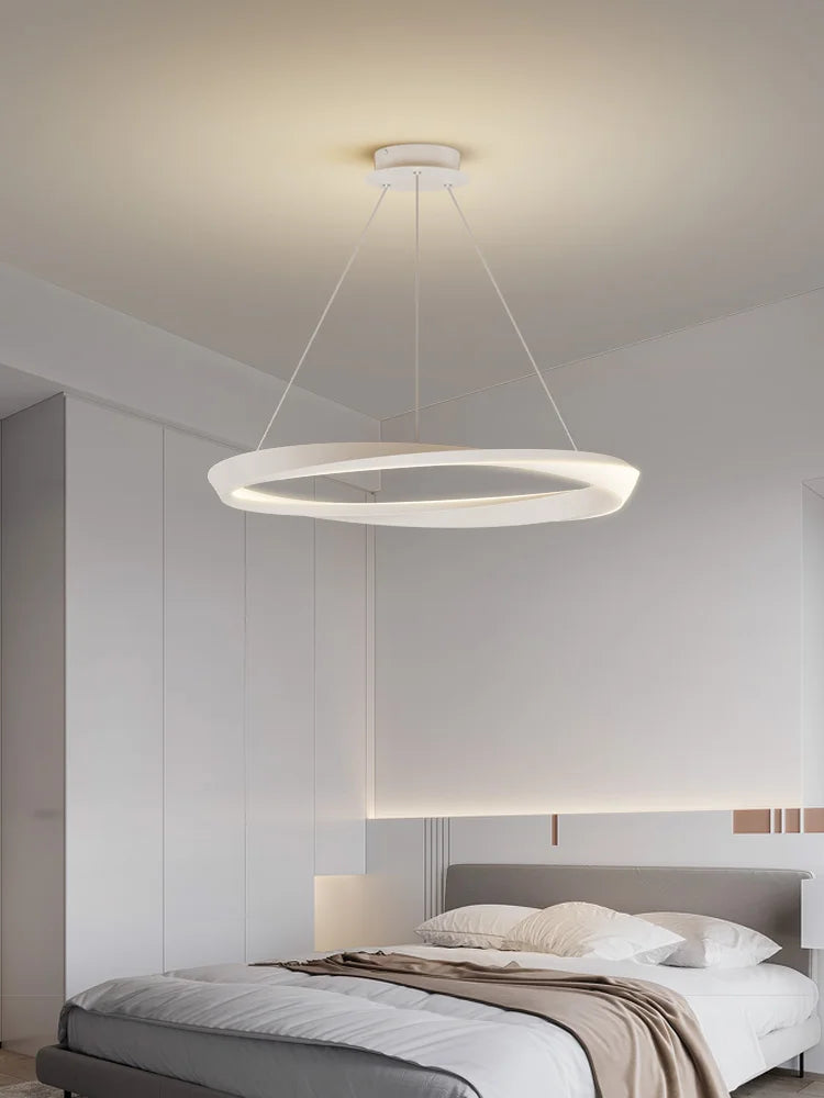 Modern Minimalist Ring Chandelier for Living Room, Bedroom, and Restaurant