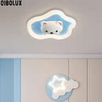 Kids Room Ceiling Lights Pink Blue Modern Children's Lamp for Home Decor