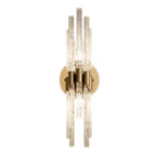 Water Ripple Glass Crystal Copper Wall Lamp - Modern Minimalist Indoor Lighting