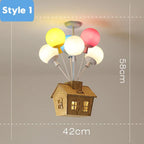 Balloon Ceiling Chandelier for Kids Room, Bedroom, Living Room, Nursery - Indoor Art Decor