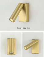 Adjustable Angle LED Wall Lamp for Bedside Reading & Bedroom Ambiance