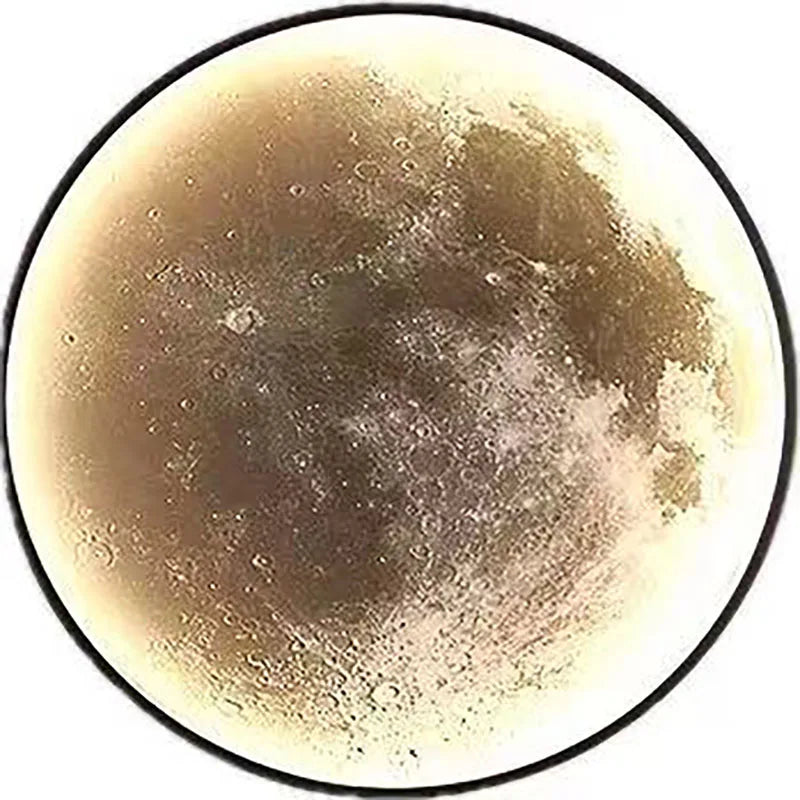 Moon Wall Lamp: Modern Simple Art Decoration for Living Room, Bedroom & Aisle