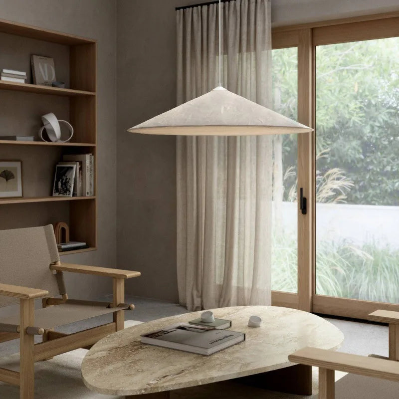 Nordic Silk Pendant Lamp Modern Hill Light | Hanging Lighting Fixtures