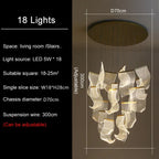 LED Light Ceiling Chandelier for Modern Home Decor & Ambient Lighting