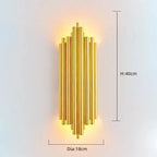 Gold Crystal LED Wall Lights for Bedroom Decoration