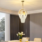 Tassel Crystal Chandelier: High-end LED Lighting for Dining Room & Bedroom