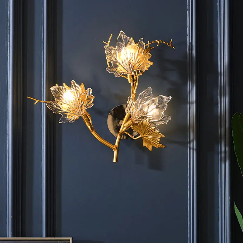 Maple Leaf Branches Chandelier for Living Dining Room - 2023 Design