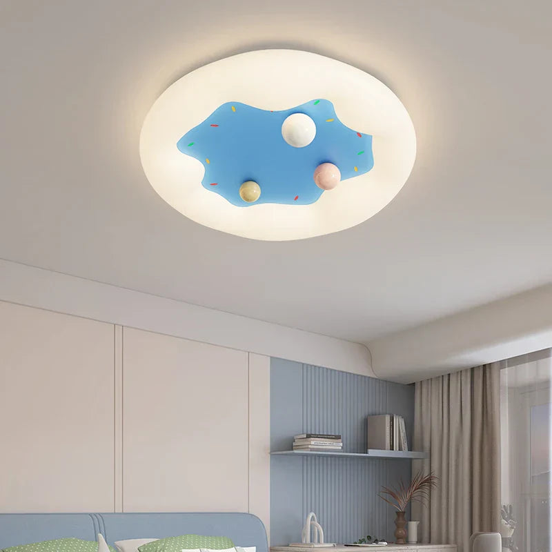 Kids Room Chandelier Remote Dimable Ceiling Lights