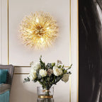 Crystal LED Wall Light Sconces for Living Room Bedroom, Modern Interior Wall Lamp