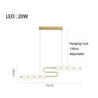 Nordic Acrylic Ball Chandelier for Dining and Kitchen Decor by Afralia™