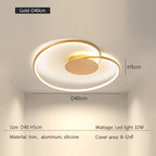 Modern LED Ceiling Lamp - Minimalist Design for Stylish Indoor Lighting