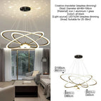 Modern Nordic Indoor LED Starry Sky Ceiling Chandelier