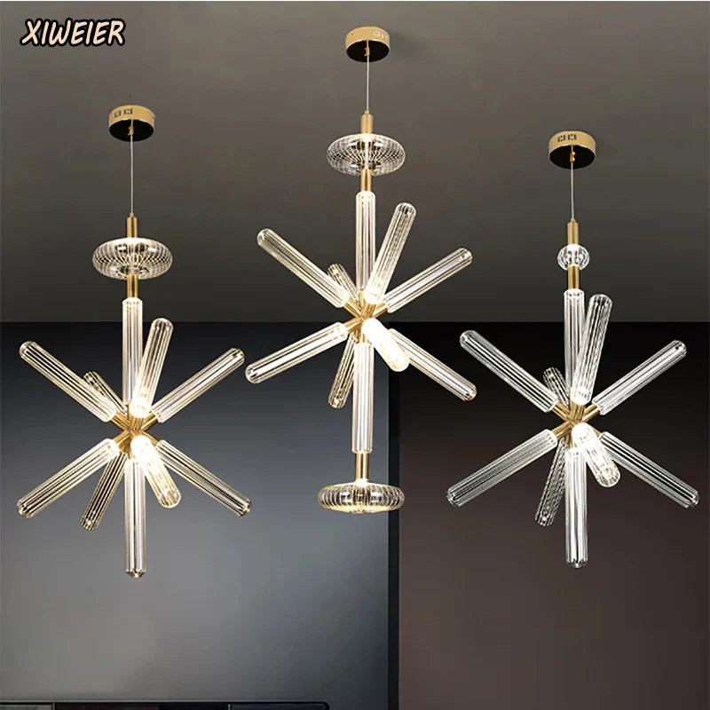 Nordic Glass Chandelier for Chic Spaces: Modern, Stylish Lighting for Homes & Businesses