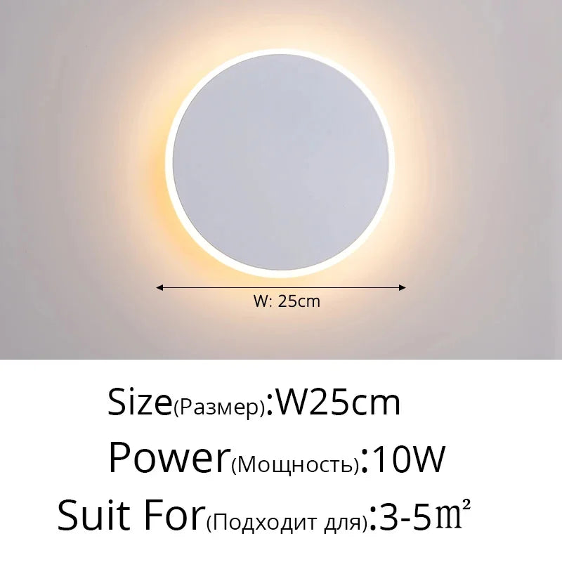 Modern Touch Sensor LED Wall Lamps for Indoor Lighting