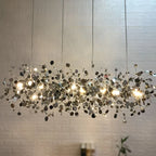 Stainless Steel Hanging Lamps for Ceiling Bar Pendant Lights Restaurant Luxury Chandelier
