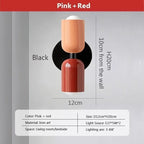 Nordic LED Colorful Wall Lights Modern Bedroom Living Room Background Wall Lamp