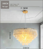 Nordic Shell Wind Chime Chandelier LED Pendant Light