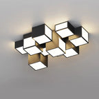 Square LED Chandeliers: Modern Home Indoor Lighting Fixtures for Living, Bedroom, Dining Room