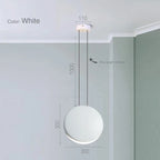 Scandinavian Moon Crescent Chandelier, Minimalist Kitchen Island Pendant Lamp