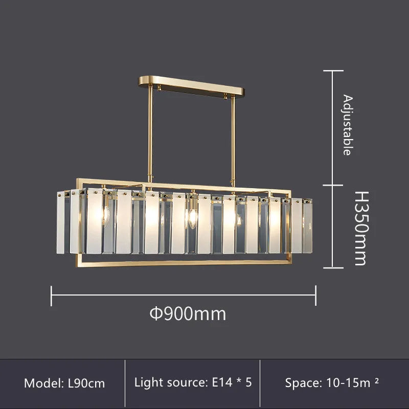 Luxury Water Ripple Glass Chandelier - LED Lighting Fixture for Home Decor