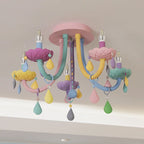 Macaron LED Ceiling Light for Children's Bedroom Decoration
