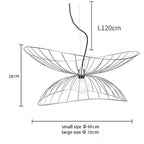 Nordic Iron Pendant Lights for Kitchen Island, Bedroom, and Dining Room