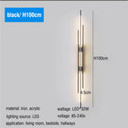 Afralia LED Long Liner Wall Light Fixture for Living Room Dining Room Staircase Sconces
