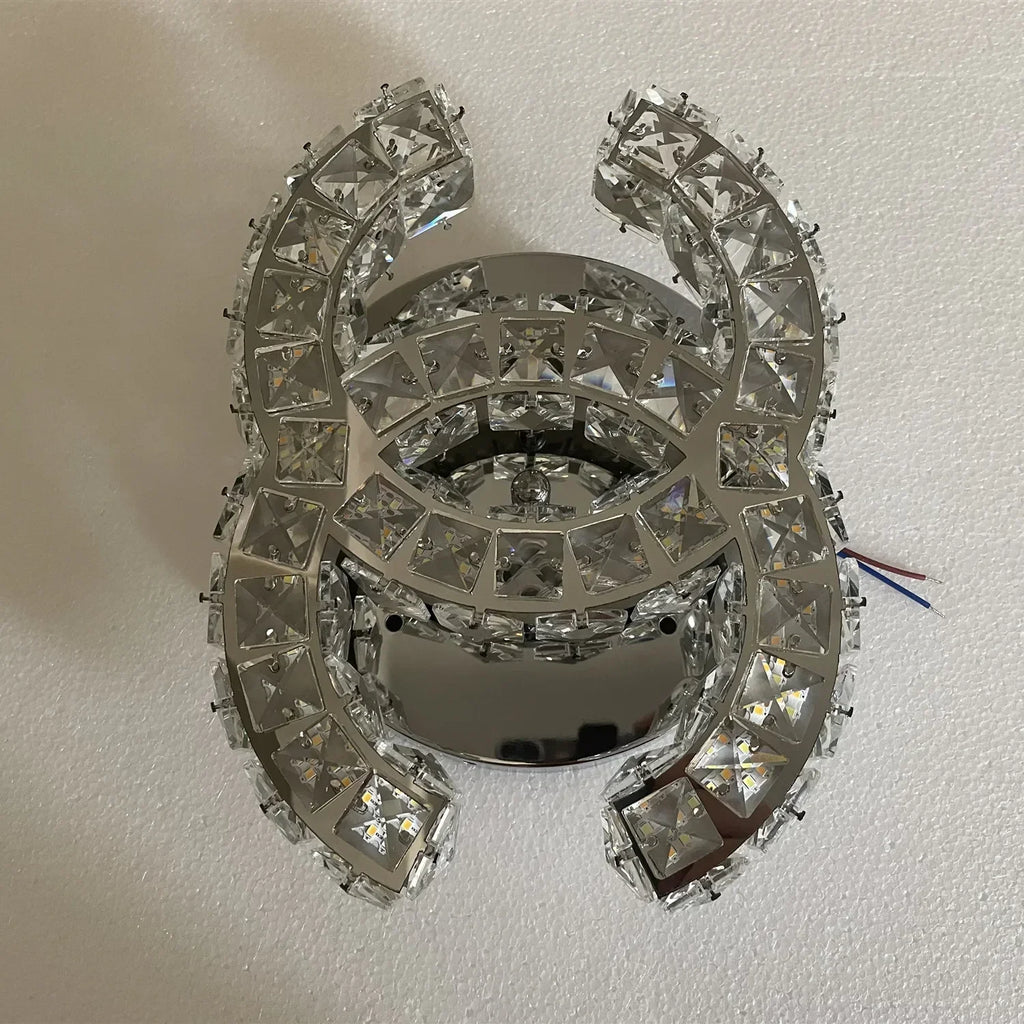 Modern LED Crystal Chandelier for Bedroom, Dining, Living Room Lighting