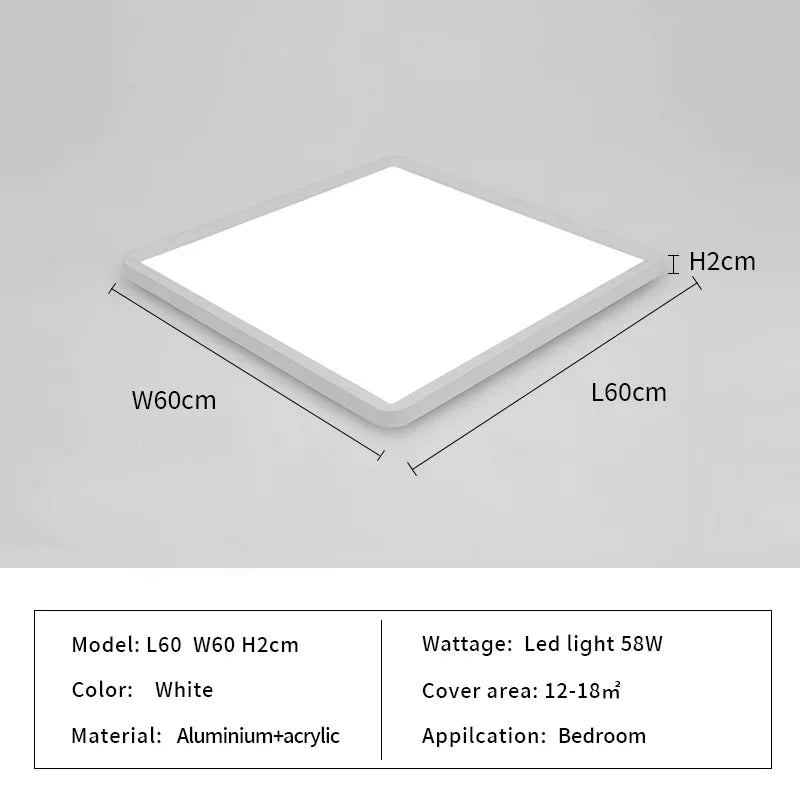 LED Ceiling Lights for Home Deco - Minimalist Modern Lighting Fixture