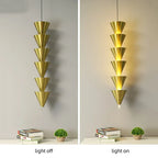 Nordic Tapered Multilayer Chandelier for Home LED Lighting Decor