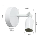 Industrial LED Wall Sconce Iron Bedside Lamp Retro Loft Indoor Lighting