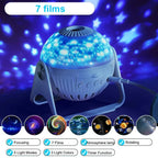 Starry Night Light Projector: 360° Adjustable Galaxy Lamp for Bedroom, Home, Kids - Ideal Gift