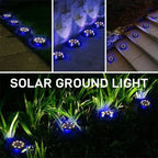 Solar Disk Light Outdoor Garden Spotlight LED Lamp Decor