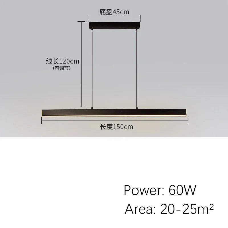 Modern LED Chandelier for Dining Room Indoor Lighting Decor