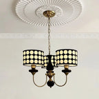 Medieval Fabric Ceiling Chandeliers for Home and Hotel Indoor Light Decoration