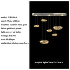 LED Drop Chandelier Lighting for Living & Dining Room Decor