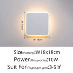 Modern Touch Sensor LED Wall Lamps for Indoor Lighting