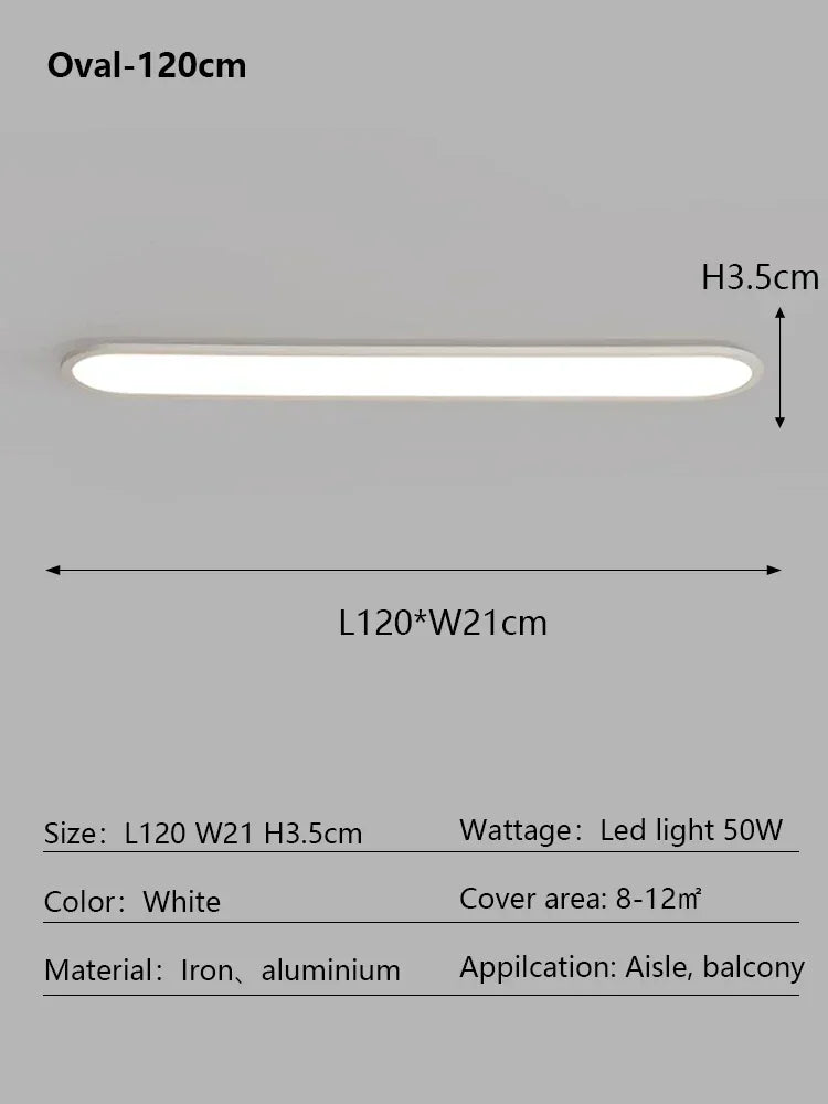 Round LED Ceiling Lamp - Modern Minimalist Dimmable Lighting Fixtures