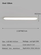 Round LED Ceiling Lamp - Modern Minimalist Dimmable Lighting Fixtures