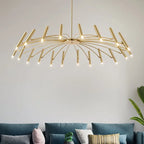 Modern LED Chandelier: Nordic Design Living Room Hanging Lamp for Home & Office