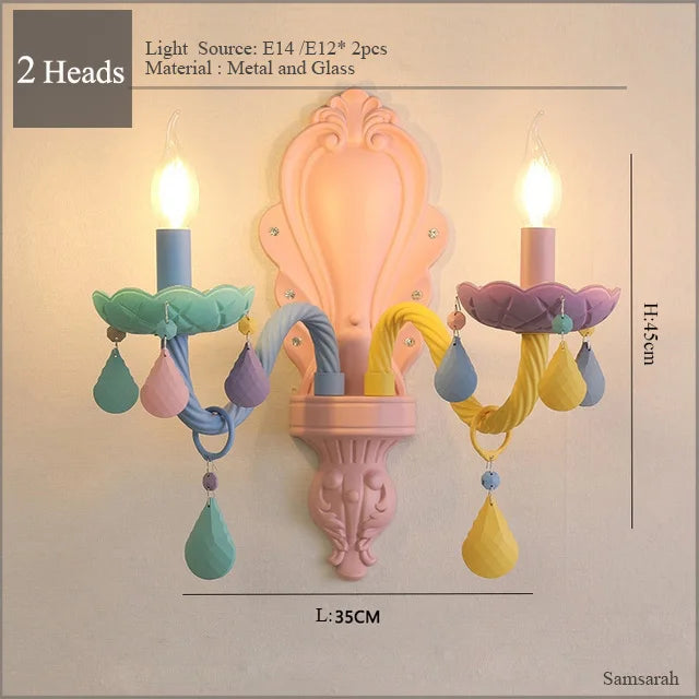 Macaron LED Ceiling Light for Children's Bedroom Decoration