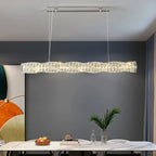 Elegant LED Crystal Chandelier for Dining Room and Kitchen Lighting