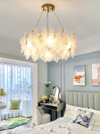 Crystal Chandelier: Elegant Light Luxury Lamp for Living Room, Bedroom, Dining Room & Study