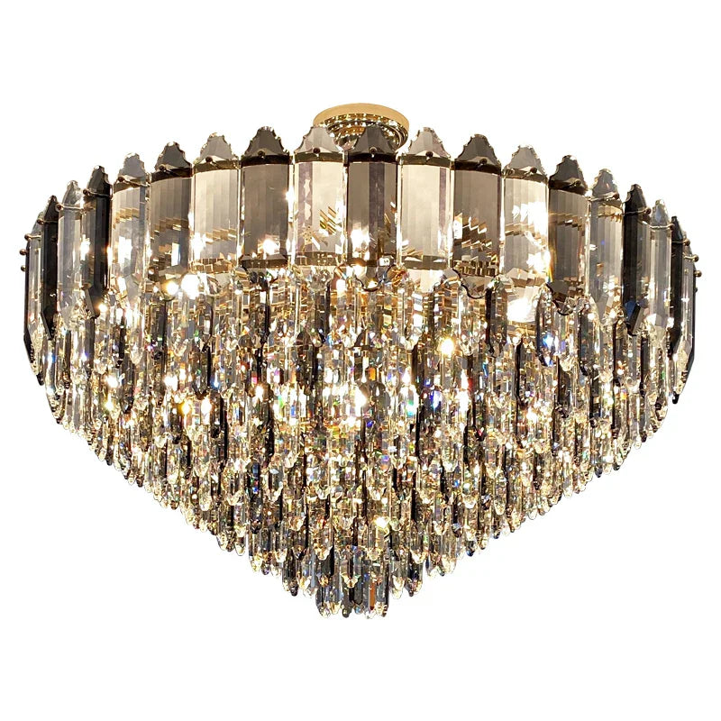 Crystal Chandelier: Post Modern Luxury Light for Living Room, Bedroom, Kitchen & Dining Room