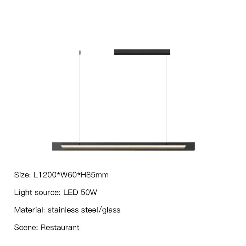 Minimalist LED Chandelier for Living & Dining Room Decor