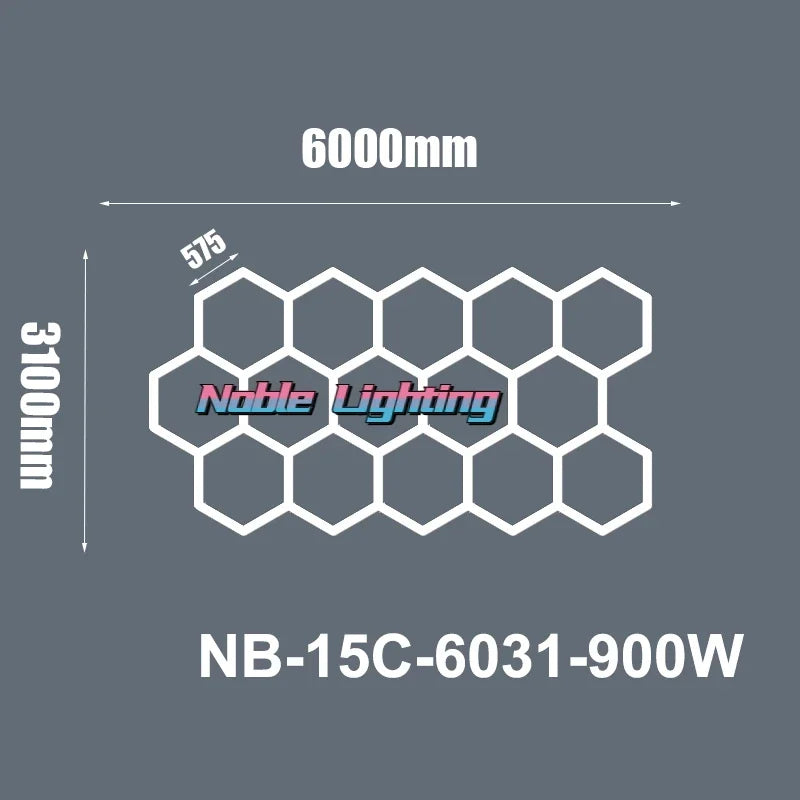 Hexagon LED Ceiling Light: High-Performance, Best-Selling, Honeycomb Design