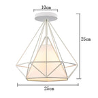Vintage Loft Pendant Light Fixture for Kitchen Living Bedroom Home E27 LED