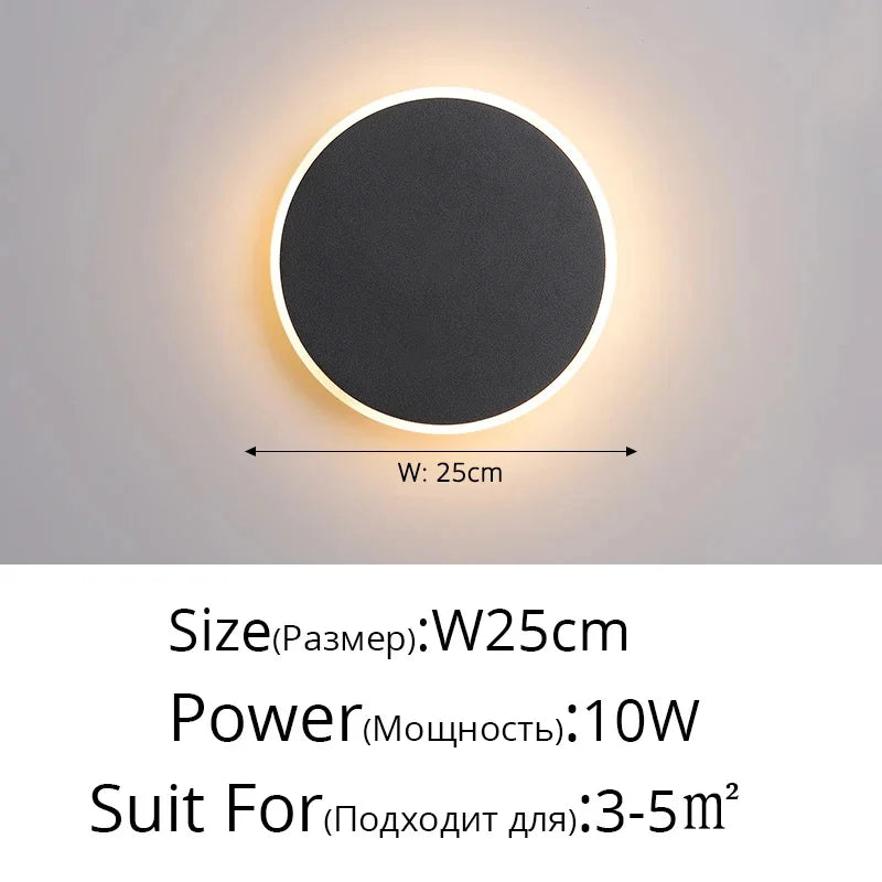 Modern Touch Sensor LED Wall Lamps for Indoor Lighting