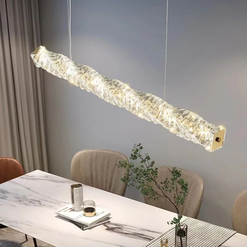 Luxury Crystal Pendant Light for Dining Room, Bar, and Restaurant