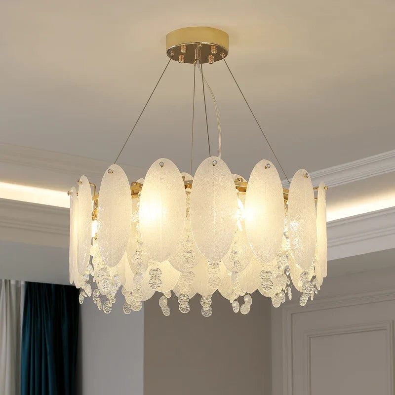 Cream Wind LED Chandelier for Master Bedroom, Living Room & Children's Room